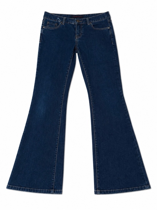vertigo Denim - Vertigo Jeans Women’s Embroidered Flare Jeans Dark Wash Y2K Stretch Size 31